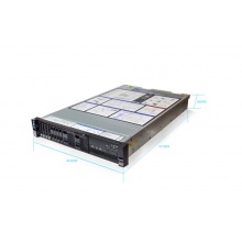 IBM 服务器 X3650M5 E5-2630V3*2 16G*4 600G*3 M5210 DVDRW 550W*2