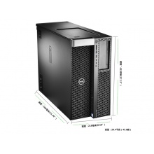 戴尔（DELL） T7920塔式图形工作站主机 至强 2颗银牌4110/32G/256G固态+2T NVIDIA GTX1070-8G显卡