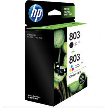 惠普（HP）X4E76AA 803黑彩墨盒套装 (适用于HP Deskjet 2621 2622 1112/2132/1111/2131)