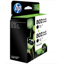 惠普（HP）L0S21AA 802s黑色墨盒双支装 （适用HP Deskjet1050,2050,1010,1000,2000,1510,1511）