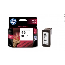 惠普(HP) CZ637AA 46黑色墨盒 （适用HP De...