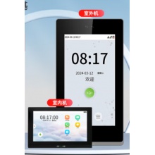 中控Zface 1701无线一拖五可视对讲系统