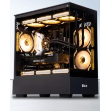 内网专用电脑 I7-13700KF/32G/1T NVME/RTX4070 SUPER 12G/27寸LCD/无线键鼠标套